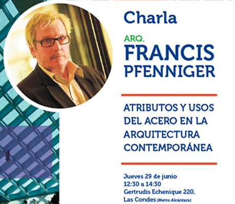 Francis Pfenniger, fundador del sitio Arquitecturaenacero.org: Experto en arquitectura en acero dictará charla a alumnos de universidades chilenas en Edificio Corporativo de CAP
