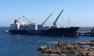CAP Minería obtiene admisibilidad para embarcar pellets por Puerto Las Losas