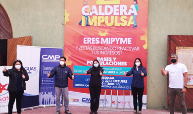 Empresas del Grupo CAP y municipio de Caldera lanzan programa para apoyar a negocios locales y sector turístico de la comuna
