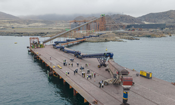 Puerto Las Losas inaugura nuevo sistema de transferencia de graneles