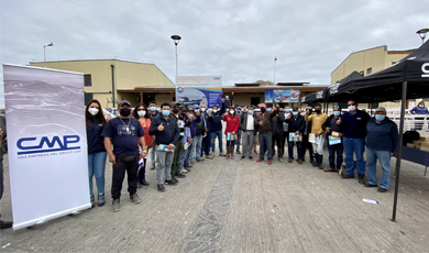 Asociación Gremial de Pescadores de Guayacán adquiere embarcación y equipamiento de pesca con apoyo de CMP